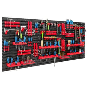 shumee Deska za orodje 172x78 cm, polica za delavnico in garažo