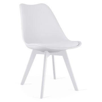 shumee Stol Mark - bel / bele noge x 1