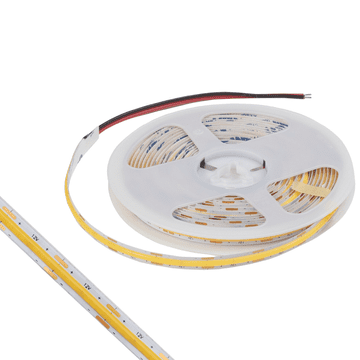 shumee LED trak COB 12V 5M rola neonski trak topla linija 9,8W/m močan