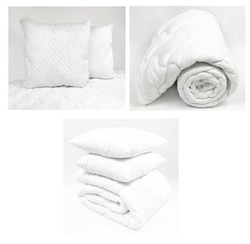 shumee Enojna odeja Easy Sleep za vse letne čase 200x220 cm + 2 vzglavnika 50x60 cm.