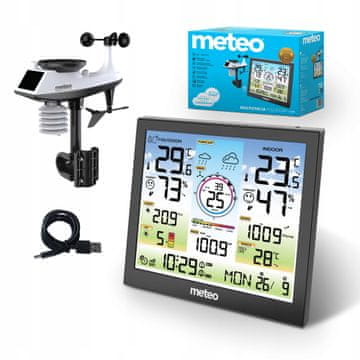 Meteo Brezžična vremenska postaja, meteorometer, higrometer, barometer, Wi-Fi SP601