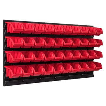 shumee Deska za orodje 78 x 39 cm polica za garažno steno