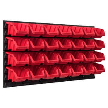 shumee Deska za orodje 78 x 39 cm polica za garažno steno