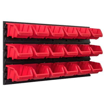 shumee Deska za orodje 78 x 39 cm polica za garažno steno
