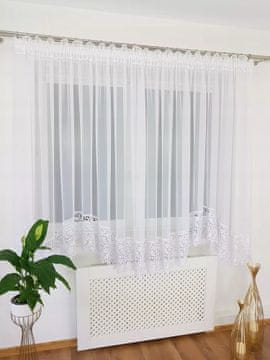 shumee Zavesa z gipur čipko 30 cm, všita v "M" 500x180 cm