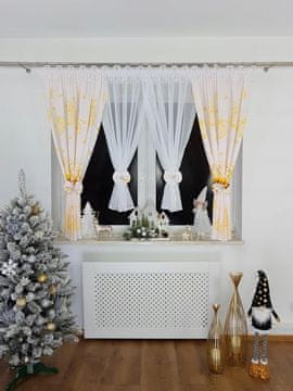 shumee Božični komplet zaves z zavesami 400x155 cm