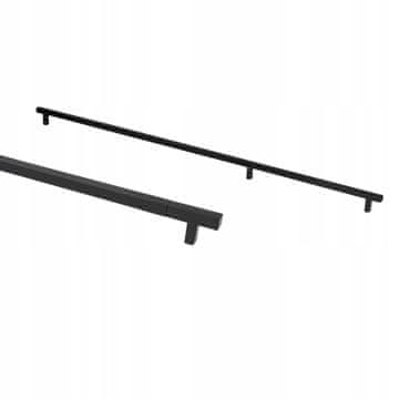shumee Črn pohištveni ročaj ZA pohištveni ročaj ZA garderobno omaro 760/800 MM
