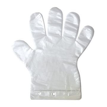 shumee Klasične rokavice za trganje z luknjo HDPE Transparent a'100