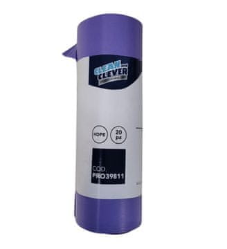 shumee Vrečke za smeti Durable Strong Purple Strong Clean Clever 120L 20 kosov/rola