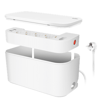 shumee LogiLink podaljšek s 5 vtičnicami in organizatorjem za 3×USB