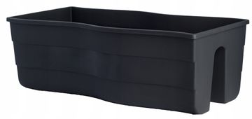 shumee Cvetlični lonec Wave 60 z ograjo | Antracit