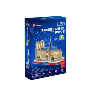 CubicFun 3D sestavljanka Cubic FUN Notre Dame DA-20509 149 kosov L173H