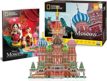 CubicFun 3D sestavljanka Cubic FUN National Geographic Moskva Katedrala sv. Vasilija Blaženega DS0999H