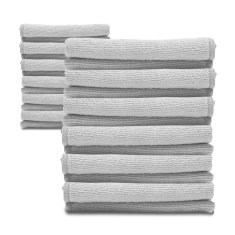 IDEA HOME IH Rakun mikrofibre krpe 30x30cm 24 kosov sive škatla za pico vse