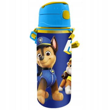 Kids Euroswan Aluminijasta steklenička za vodo Paw Patrol 600 ml modra brez BPA