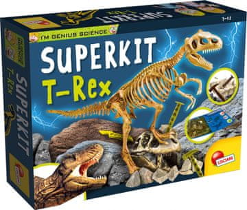 Lisciani Izobraževalni komplet Jaz sem genij Lisciani Mali genij Super KIT Dinozaver T-Rex