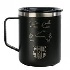 FC Barcelona Termo vrček FC Barcelona Runbott z avtogrami 400 ml 972195 črne barve