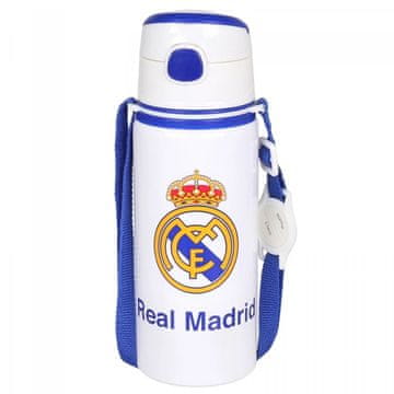 shumee Aluminijasta steklenica Real Madrid z ustnikom in trakom 600 ml RM00005 večbarvna