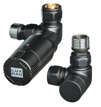 shumee Luxrad univerzalni aksialni termostatski set, mat črna 9005 MAT