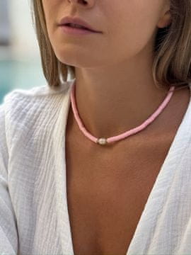 shumee Ogrlica Mulan Choker roza