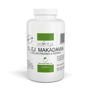 éS Hladno stiskano olje makadamije 500 ml RAFINIRANO