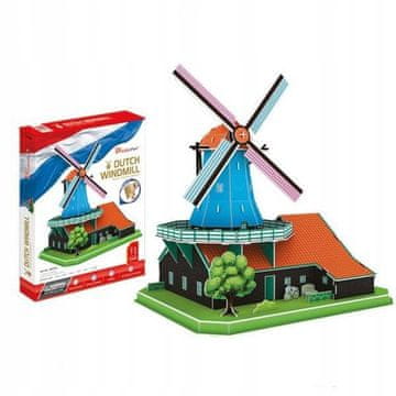CubicFun Cubic FUN 3D sestavljanka Nizozemski mlin na veter cubicfun 71 kosov MC219H 8+