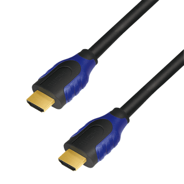 shumee Visokohitrostni HDMI kabel z Ethernetom, Ultra HD 4K/60 Hz, 5 m, črno/moder - LogiLink