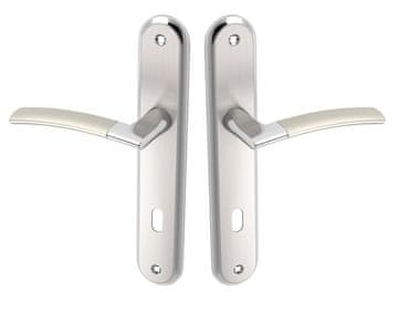 Kuchinox Ročaj na dolgi ploščici Luxor Satin 72 mm