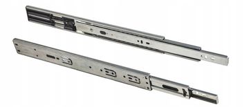 shumee Pohištveni drsnik s krogličnimi ležaji 450 mm V 45, mehko zapiranje z ročajem