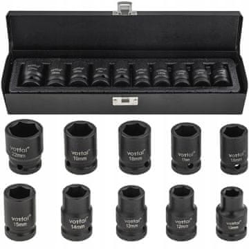 VORFAL Komplet udarnih nastavkov 1/2 10-22 mm 10EL
