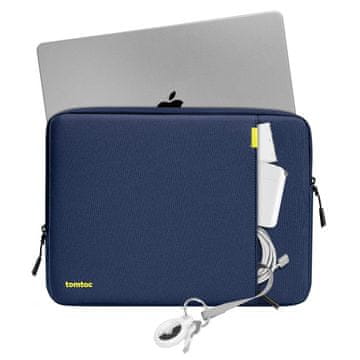 tomtoc - Defender-A13 ovitek za prenosnik za 13-palčni MacBook Air/Pro - svetlo moder