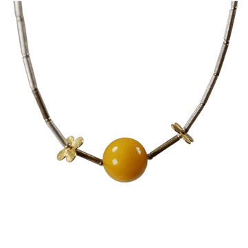 shumee Ogrlica z mlečnim jantarjem - Baltic Amber Collier
