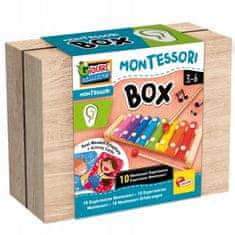 Lisciani Leseni tamburin Lisciani Montessori BOX za sluh in urite svoj sluh!