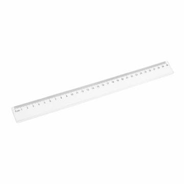 shumee Plastično ravnilo D.rect 30 cm 24 kosov