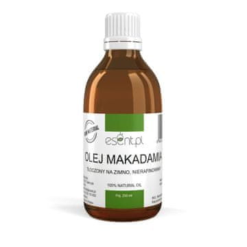 éS Olje makadamije NERAFINIRANO, hladno stiskano 250 ml