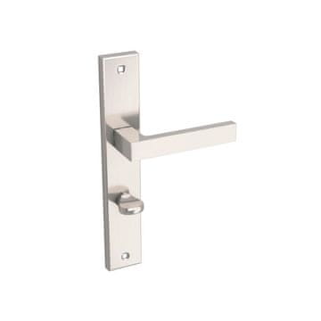 Kuchinox Ročaj na dolgi plošči Qubik Satin 72 mm WC