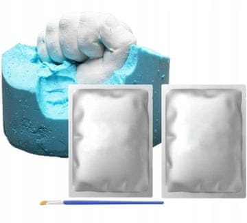shumee Komplet 3D mavčnih odlitkov za otroške roke in noge