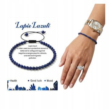 shumee Zapestnica iz kamna lapis lazuli - energija, zaščita, harmonija