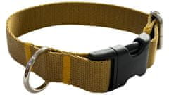 Ovratnica za psa 2 cm z nastavljivo zaponko, zlato zapenjanje Ovratnica za psa 2 cm z nastavljivo zaponko, zlato zapenjanje XS: 20-28 cm