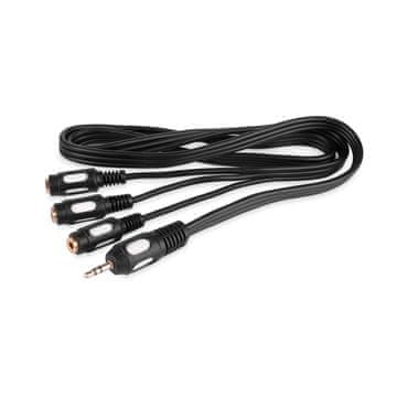 shumee Kabelski vtič 3,5 stereo - 3x vtičnica 3,5 stereo vitalco kabelski vtič 3,5 stereo - 3x vtičnica 3,5 stereo vitalco 1,5 m (JKP41/L4)