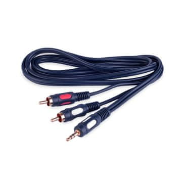 shumee Kabel 3,5" stereo vtič - 2x RCA činč vtič vitalco 2,5 m