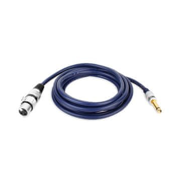 shumee Jack kabel 6,3 mm mono vtič - XLR 3-PIN vtičnica vitalco Jack kabel 6,3 mm mono vtič - XLR 3-PIN vtičnica vitalco 1,5 m (MK17-1)