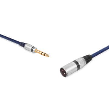JACK KABEL 6,3 mm STEREO VTIČ - XLR 3-PIN VTIČ JACK KABEL 6,3 mm STEREO VTIČ - XLR 3-PIN VTIČ 1,5 m (MK36)