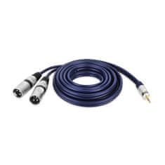 shumee Jack kabel 3,5 mm stereo vtič - 2x XLR vtič 3-PIN vitalco Jack kabel 3,5 mm stereo vtič - 2x XLR vtič 3-PIN vitalco 5,0 m (MK32/A-1)