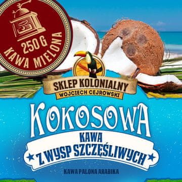 shumee [Ugasnjena] Kokosova kava z otokov Fortunate, mleta 250 g