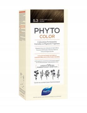 Phyto Phyto barve za lase rjava 5.3 svetlo zlato kostanjeva
