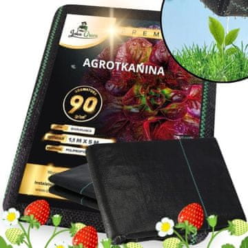 shumee Agrotekstil/agrotekstil ZA plevel, podloga proti plevelu, 90 g/m² 1,1 x 5 m