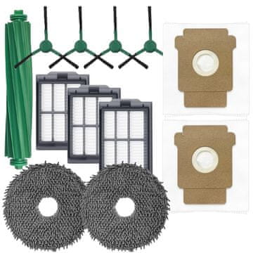 shumee Komplet filtrov, krtač, vrečk in krp za iRobot Roomba Plus 405 505 Combo+