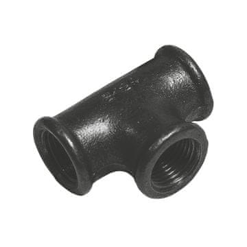 Idmar Ženski redukcijski T-kos 3/4"x1/2"x1/2" črne barve