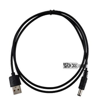 shumee Napajalni kabel z USB DC vtičem 2,5 mm - USB A vitalco 1,5 m